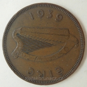 Irsko - 1/2 penny 1939