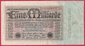 Německo - 1 Milliarde mark 5.9.1923 - série B