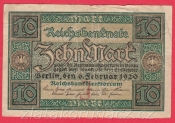 Německo - 10 mark 6.2.1920 J-X