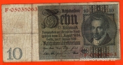 Německo - 10 Reichsmark 22.1.1929 - série F-P