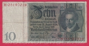 Německo - 10 Reichsmark 22.1.1929 - série H-L - 8 m.č.