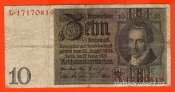 Německo - 10 Reichsmark 22.1.1929 - série L-B