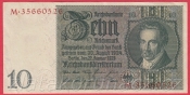 Německo - 10 Reichsmark 22.1.1929 - série M-K