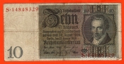 Německo - 10 Reichsmark 22.1.1929 - série S-B