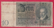 Německo - 10 Reichsmark 22.1.1929 - série S-S - 8 m.č.