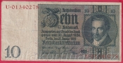 Německo - 10 Reichsmark 22.1.1929 - série U-L - 8 m.č.