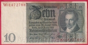 Německo - 10 Reichsmark 22.1.1929 - série W-S - 8 m.č.