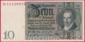 Německo - 10 Reichsmark 22.1.1929 - série X - 8 m.č.