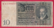 Německo - 10 Reichsmark 22.1.1929 - série X-S- 8 m.č.