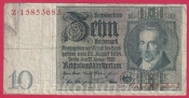 Německo - 10 Reichsmark 22.1.1929 - série Z-F