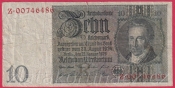 Německo - 10 Reichsmark 22.1.1929 - série Z-R - 8 m.č.