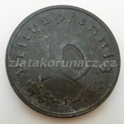 Německo - 10 Reichspfennig 1944 F