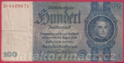 Německo - 100 Reichsmark 24.6.1935 - série D - D- 7 m.č.