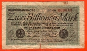 Německo - 2 Billionen mark 5.11.1923 - série PB-38