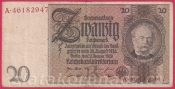 Německo - 20 Reichsmark 22.1.1929 - série A-B