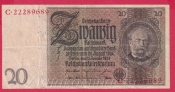 Německo - 20 Reichsmark 22.1.1929 - série C-C 