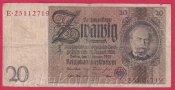 Německo - 20 Reichsmark 22.1.1929 - série E - G- 8 m.č.