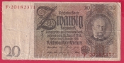 Německo - 20 Reichsmark 22.1.1929 - série F-G- 8 m.č.