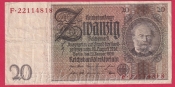 Německo - 20 Reichsmark 22.1.1929 - série F-H- 8 m.č.