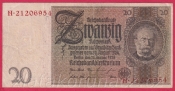 Německo - 20 Reichsmark 22.1.1929 - série H-H