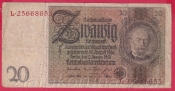 Německo - 20 Reichsmark 22.1.1929 - série L-Z- 8 m.č.