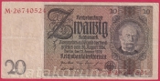 Německo - 20 Reichsmark 22.1.1929 - série M-D