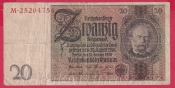 Německo - 20 Reichsmark 22.1.1929 - série M-Z- 8 m.č.