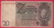 Německo - 20 Reichsmark 22.1.1929 - série N-K