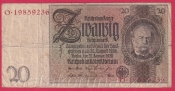 Německo - 20 Reichsmark 22.1.1929 - série O-S - 8 m.č.