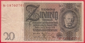 Německo - 20 Reichsmark 22.1.1929 - série S-X 