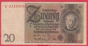 Německo - 20 Reichsmark 22.1.1929 - série U-D