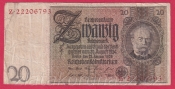 Německo - 20 Reichsmark 22.1.1929 - série Z-E - 8 m.č.,