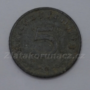 Německo - 5 Reichspfennig 1942 G