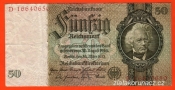 Německo - 50 Reichsmark 30.3.1933 - série D-K,8 m.č.