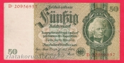 Německo - 50 Reichsmark 30.3.1933 - série D-L,8 m.č.	