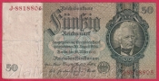 Německo - 50 Reichsmark 30.3.1933 - série J - O  - 7  m.č.