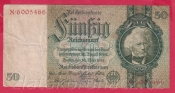 Německo - 50 Reichsmark 30.3.1933 - série X - X - 7 m.č.