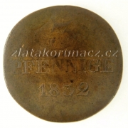 Německo - Sasko - 3 Pfennig 1832 S