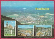 Prachatice - celkový pohled,náměstí