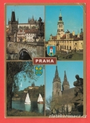 Praha - Pohled z Karlova mostu na Pražský Hrad