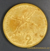 Řecko - 2 drachmes 1984