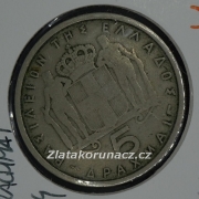 Řecko - 5 drachmai 1954