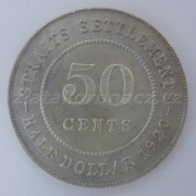 Straits Settlements - 50 cents 1920	