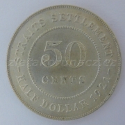 Straits Settlements - 50 cents 1921