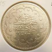 Turecko - 5 kurush 1293/15 - Abdul Hamid II.