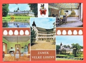 Velké Losiny-Zámek-Nádvoří,Průčelí,Sál